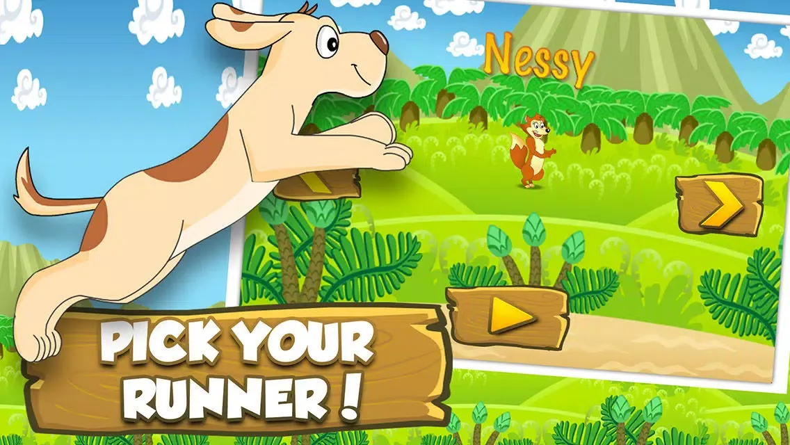 ภาพหน้าจอของ Farm Animal Runners - Lost In The Wilderness Adventure