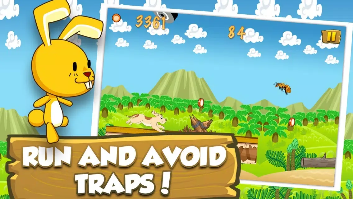 ภาพหน้าจอของ Farm Animal Runners - Lost In The Wilderness Adventure