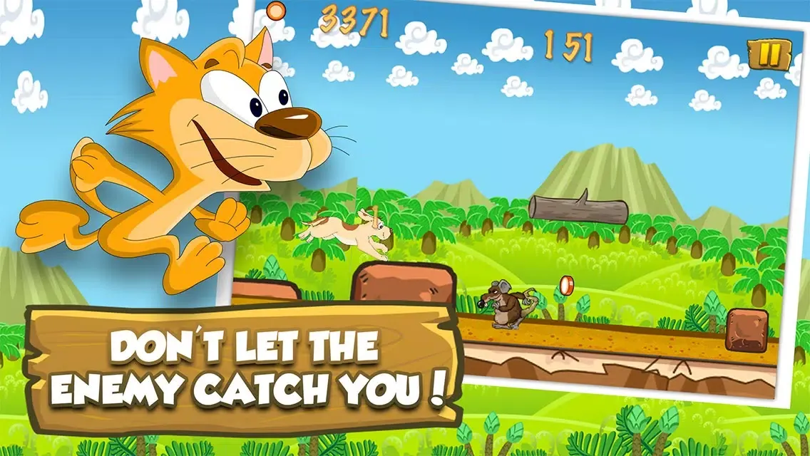 ภาพหน้าจอของ Farm Animal Runners - Lost In The Wilderness Adventure