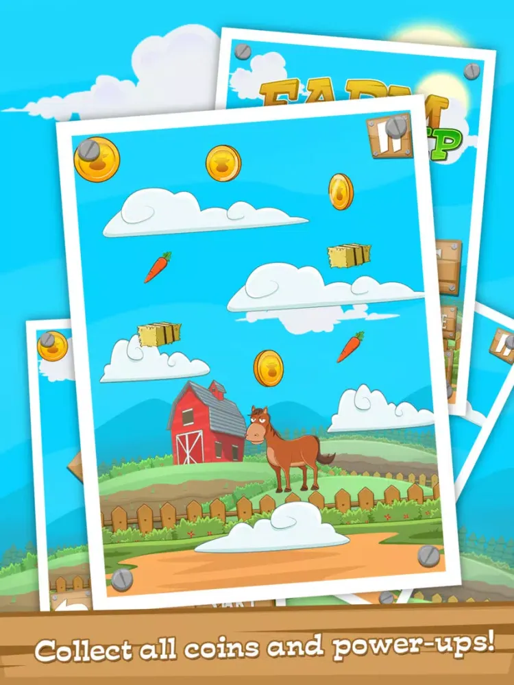 Zrzuty ekranu Farm Day Jump FREE - Featuring Cow, Pig, Chicken and Friends! iPad 