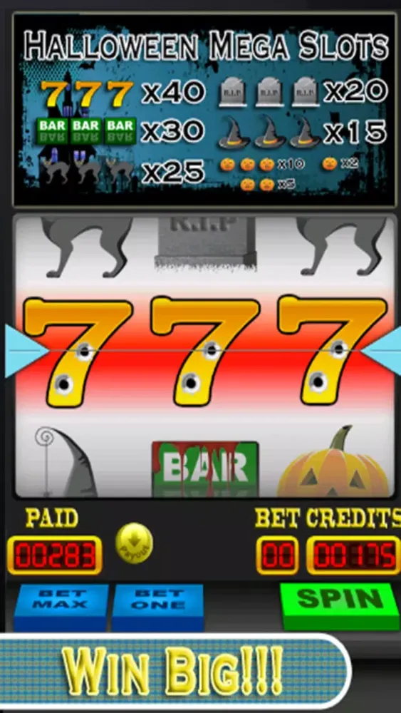 Capturas de pantalla de Halloween Mega Slots- Vegas Casino Lucky Jackpot Blitz