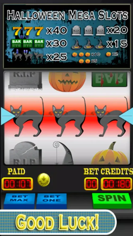 Capturas de pantalla de Halloween Mega Slots- Vegas Casino Lucky Jackpot Blitz