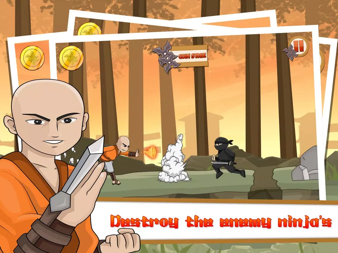 Tangkapan skrin Ninja Warriors FREE - A Martial Arts Temple Story. Fun game for the Boys, Girls and Family. iPad 