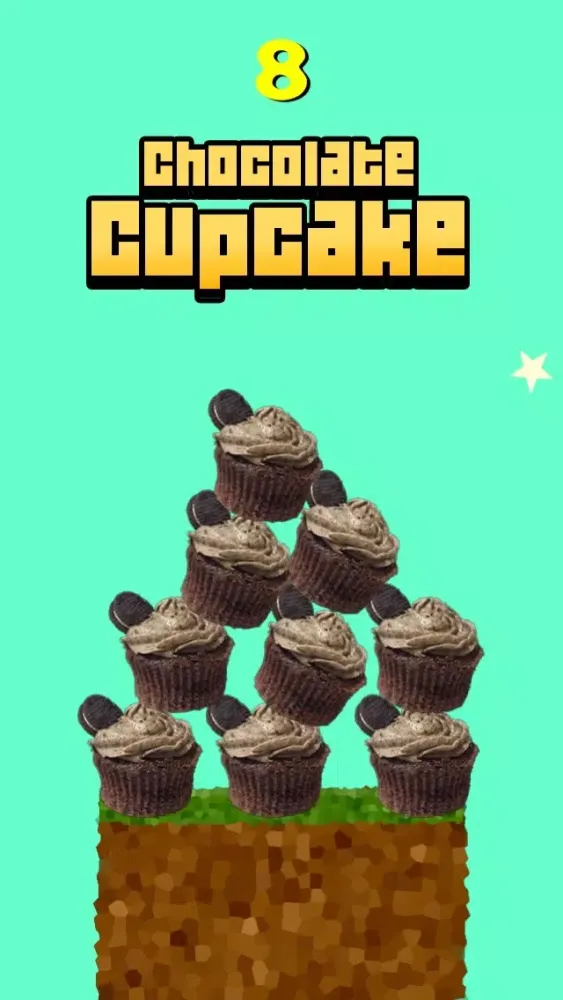 Tangkapan skrin Cupcake Stack