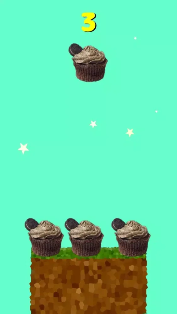 Tangkapan skrin Cupcake Stack