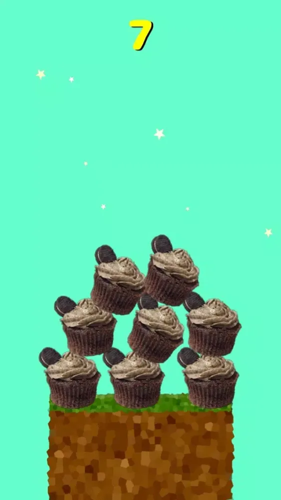 Tangkapan skrin Cupcake Stack