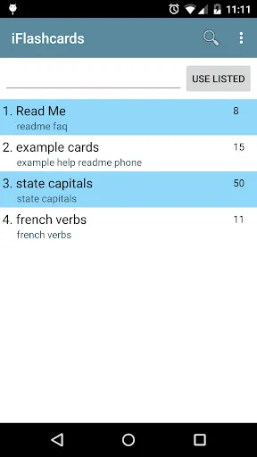 Capturas de pantalla de FreezingBlue Flashcards (Lite)