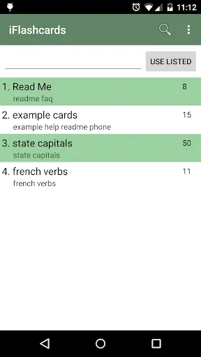 Capturas de pantalla de FreezingBlue Flashcards (Lite)
