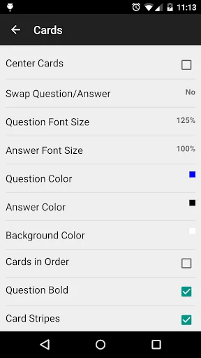 Capturas de pantalla de FreezingBlue Flashcards (Lite)