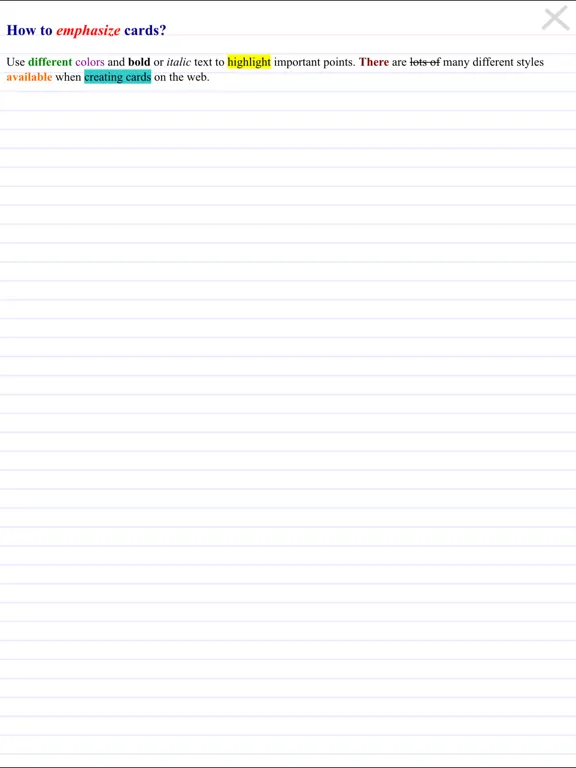 FreezingBlue Flashcards iPad 应用截图
