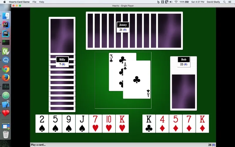 Hearts Card Game Screenshots