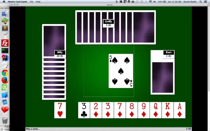 Hearts Card Game Screenshots