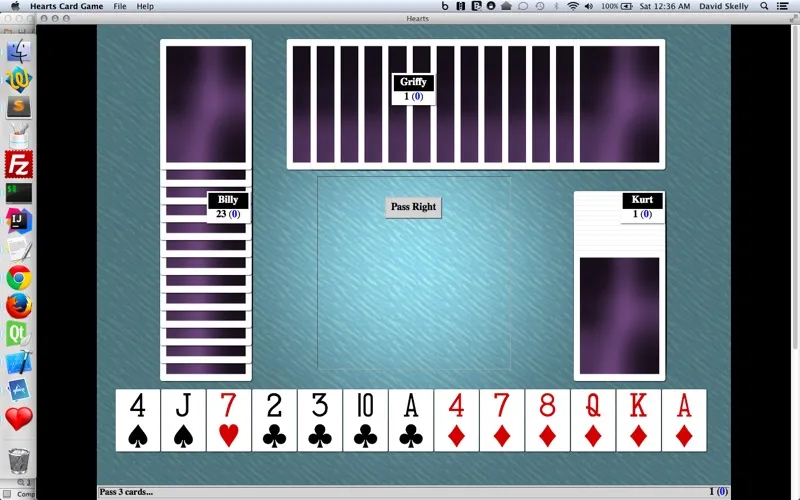 Hearts Card Game Screenshots