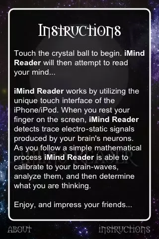 iMind Reader! Screenshots