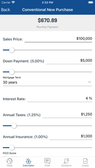 Capturas de pantalla de DSLD Mortgage