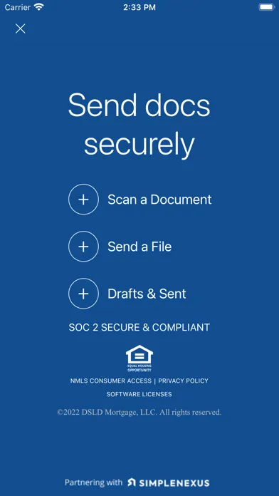 Capturas de pantalla de DSLD Mortgage
