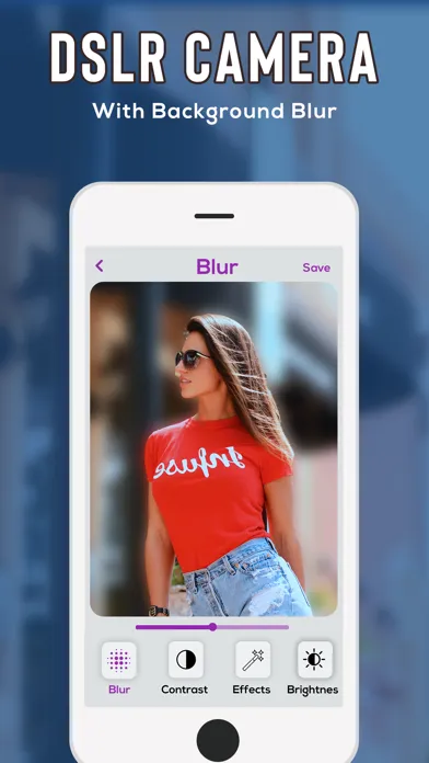 Captures d'écran de DSLR Camera Photo Effect App