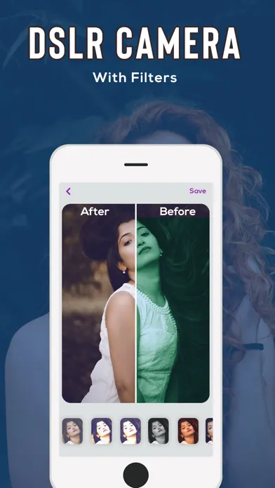 Captures d'écran de DSLR Camera Photo Effect App