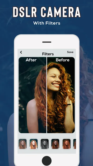 Captures d'écran de DSLR Camera Photo Effect App