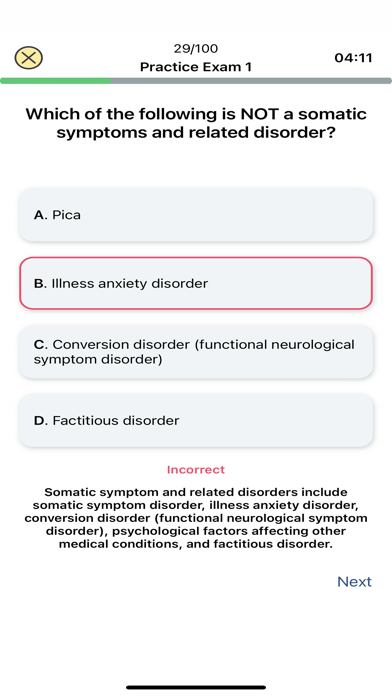 DSM-5 Exam Prep Plus Screenshots