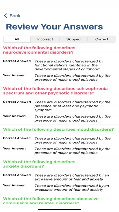 DSM-5 Exam Prep Plus Screenshots