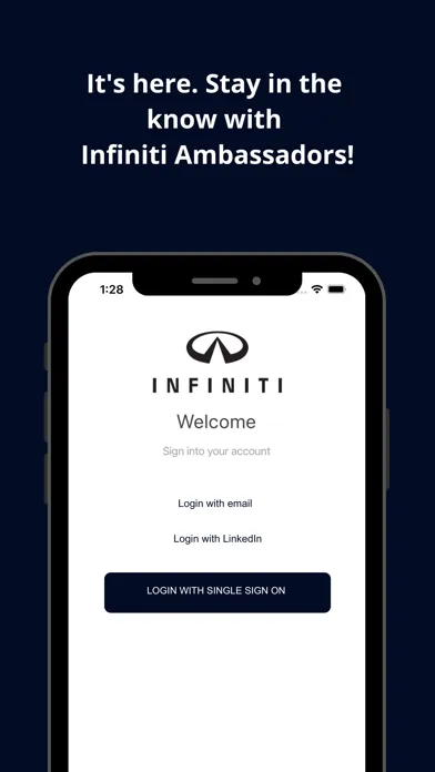 ภาพหน้าจอของ INFINITI Ambassadors