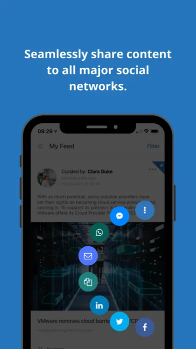 Tangkapan layar Ingram Micro Social
