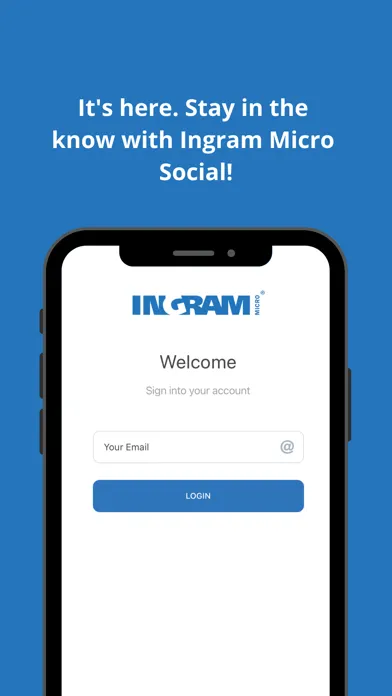 Tangkapan layar Ingram Micro Social