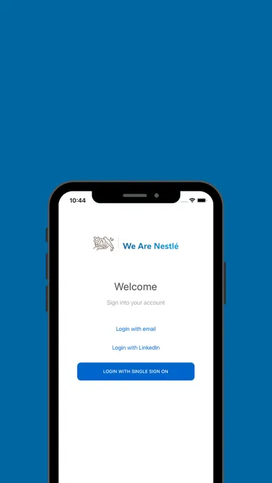 Ảnh chụp màn hình của We Are Nestlé