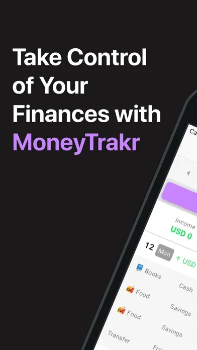 Ảnh chụp màn hình của MoneyTrakr