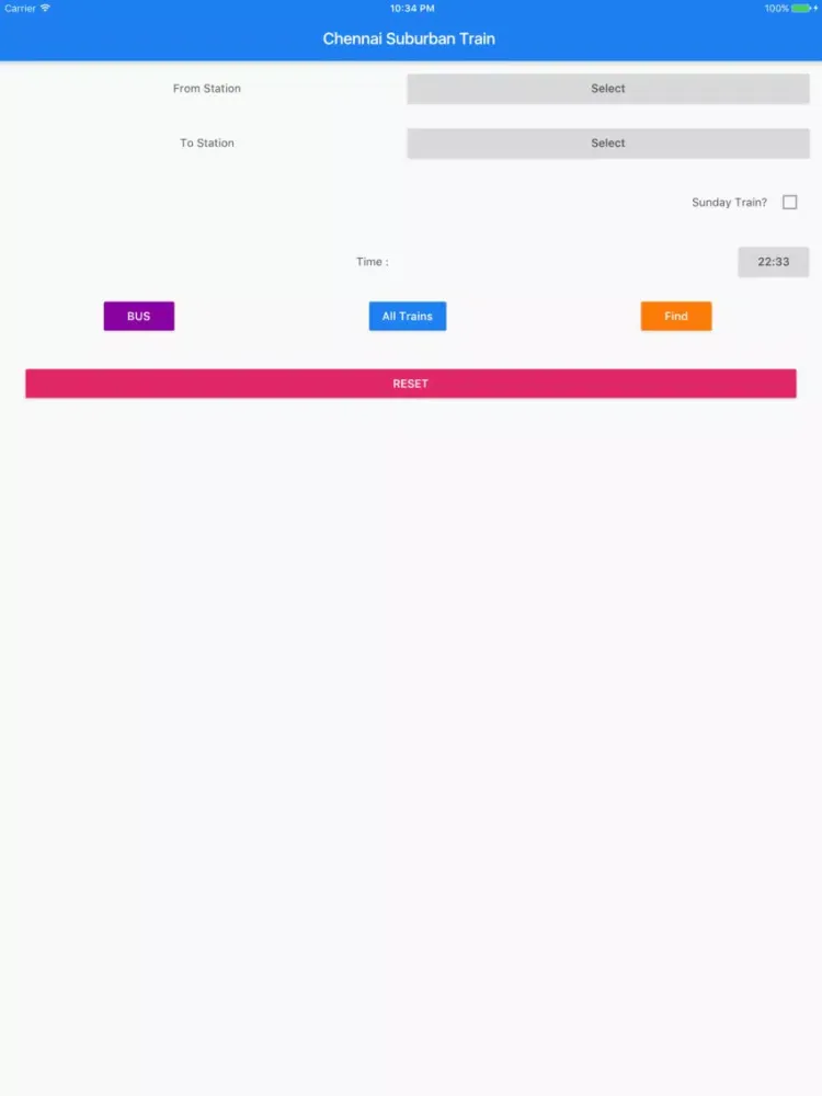 Chennai Commuter iPad  स्क्रीनशॉट