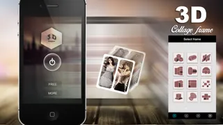 Ảnh chụp màn hình của 3D Collage - Free 3d & 2d magazine Collage Frame creator