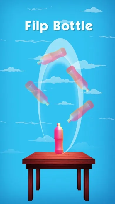 Tangkapan skrin Bottle Flipper 2K17 - bottle flip diving free game
