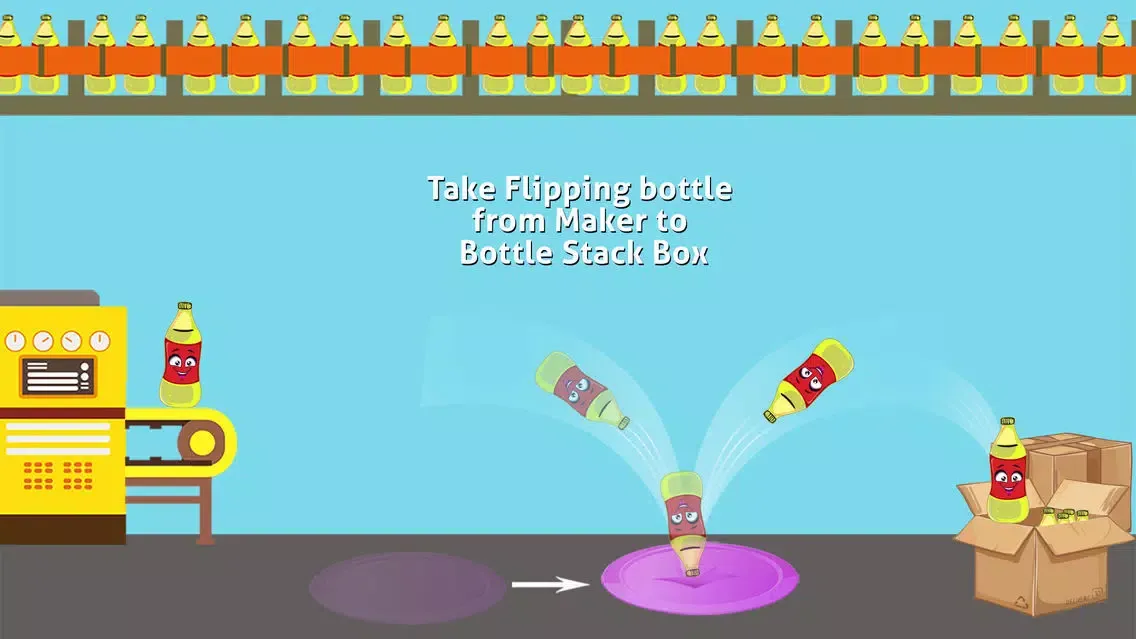 Bottle Flip Stack - Bottle flip diving free games سکرین شاٹس