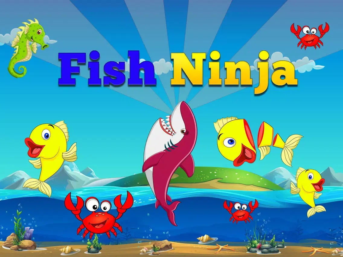 Fish Ninja - Be Ninja & cut flappy fish free Games iPad 應用截圖