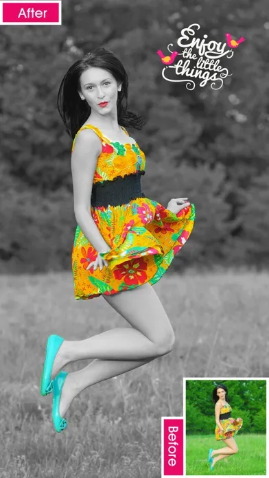Capturas de tela do KingSplash - Photo color and recolor splash effect