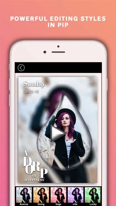 PIP Video Camera - selfie cam 스크린샷