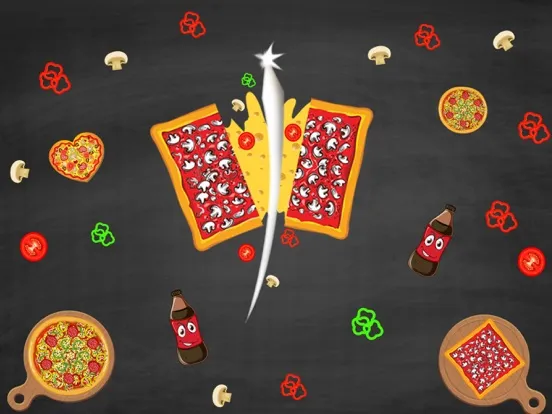 تصاویر Pizza Ninja - Be Ninja & Cut pizza top free games iPad 