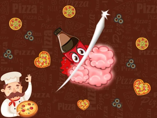 تصاویر Pizza Ninja - Be Ninja & Cut pizza top free games iPad 