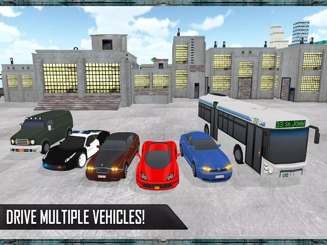 Capturas de pantalla de Crime City Police Car Chase: Auto Theft & Real Action Shooting Game iPad 