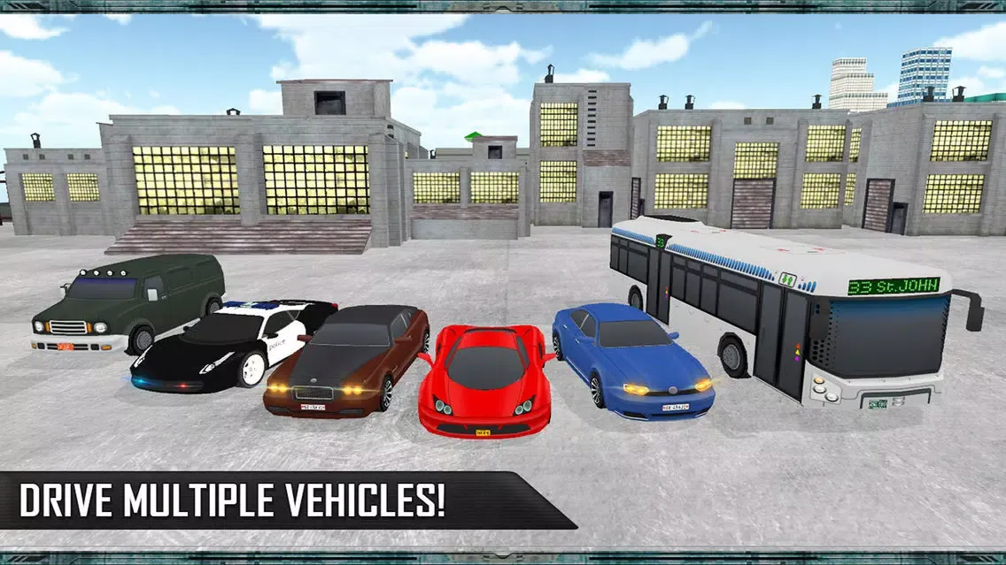 Capturas de pantalla de Crime City Police Car Chase: Auto Theft & Real Action Shooting Game