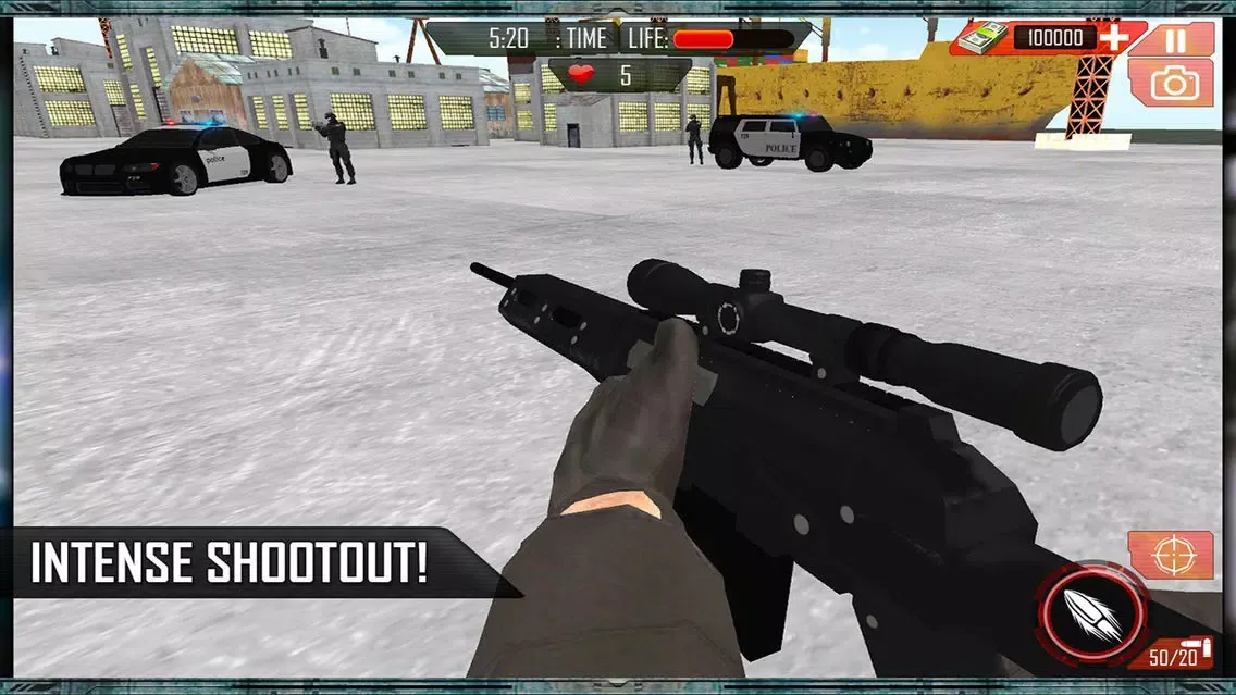 Capturas de pantalla de Crime City Police Car Chase: Auto Theft & Real Action Shooting Game