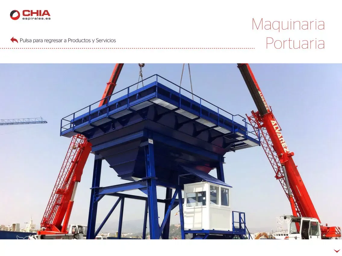CHIA - Espirales y Maquinarias de Transporte iPad 应用截图