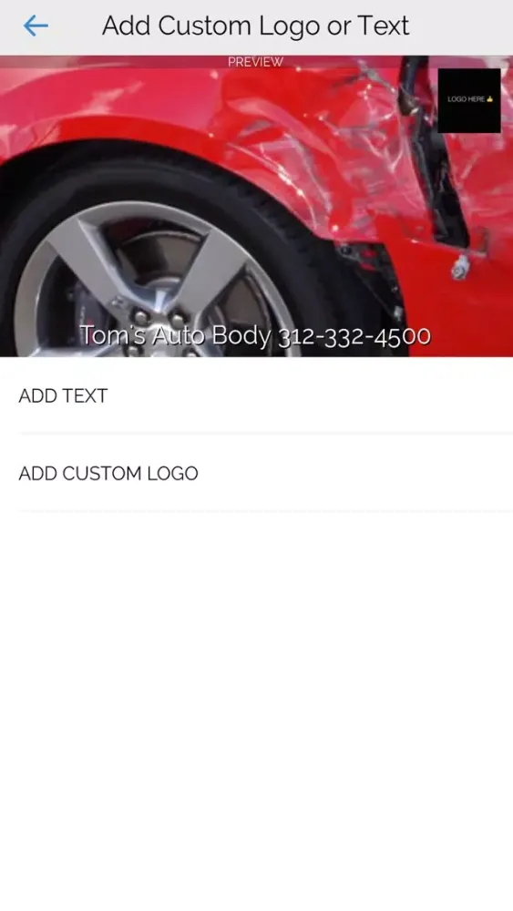 Collision Center Before & After Screenshots