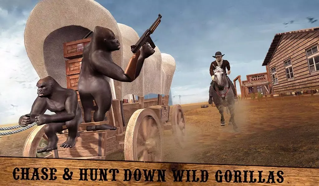 Zrzuty ekranu Angry Gorilla Cowboy Survival
