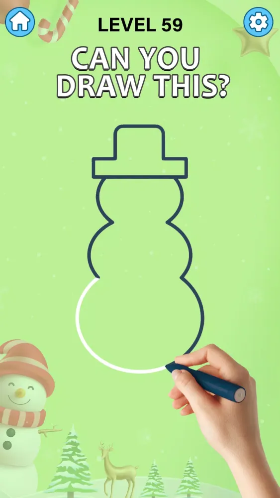 Draw One Line: Fun Puzzle Game Screenshots