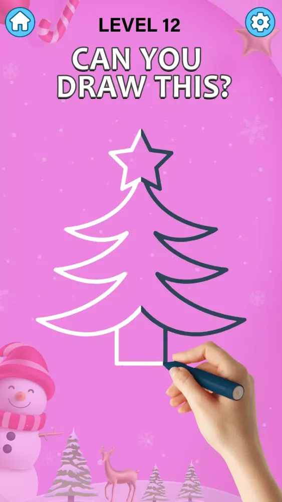 Draw One Line: Fun Puzzle Game Screenshots