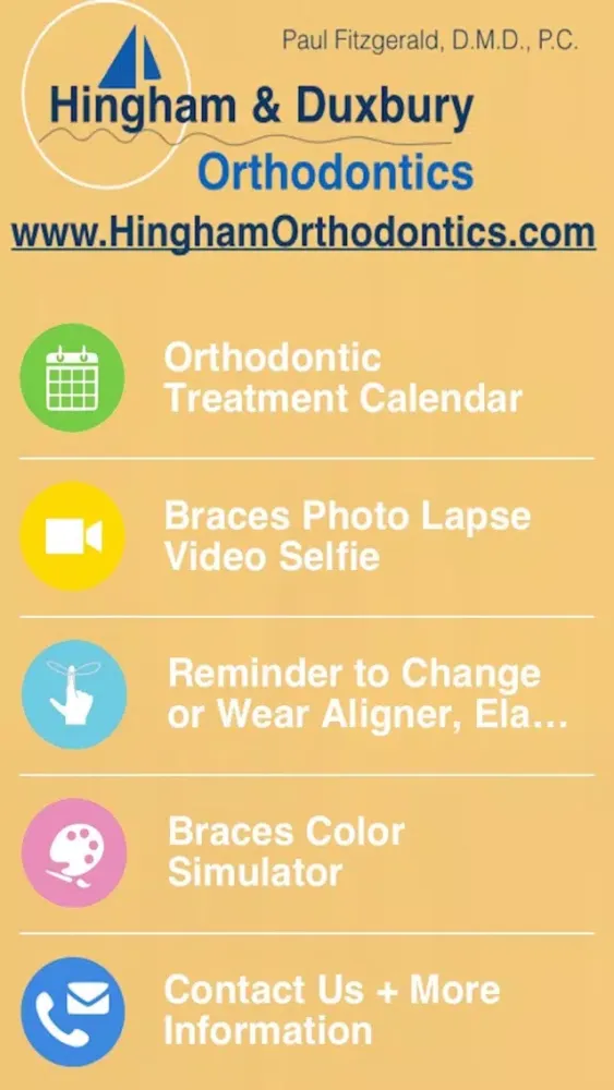 Capturas de pantalla de Hingham & Duxbury Orthodontics