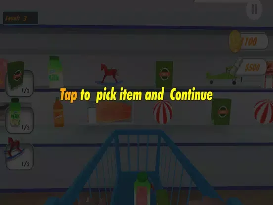 Capturas de tela do Grocery Shopping Game 3D iPad 
