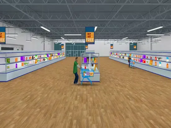 Capturas de tela do Grocery Shopping Game 3D iPad 